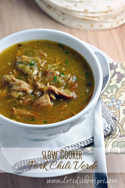 Slow Cooker Pork Chili Verde