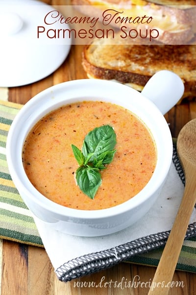 Creamy Tomato Parmesan Soup