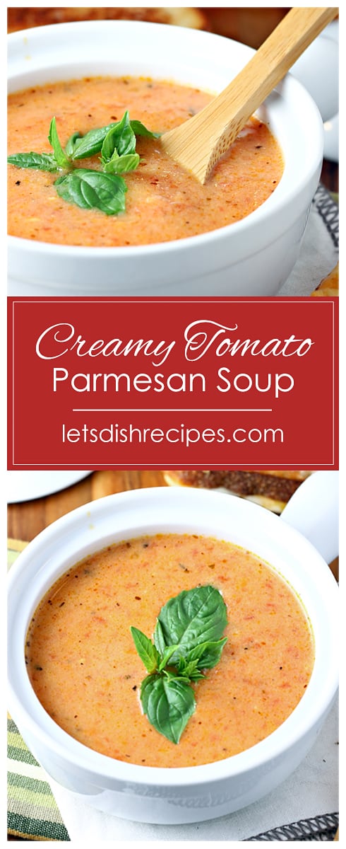 Creamy Tomato Parmesan Soup