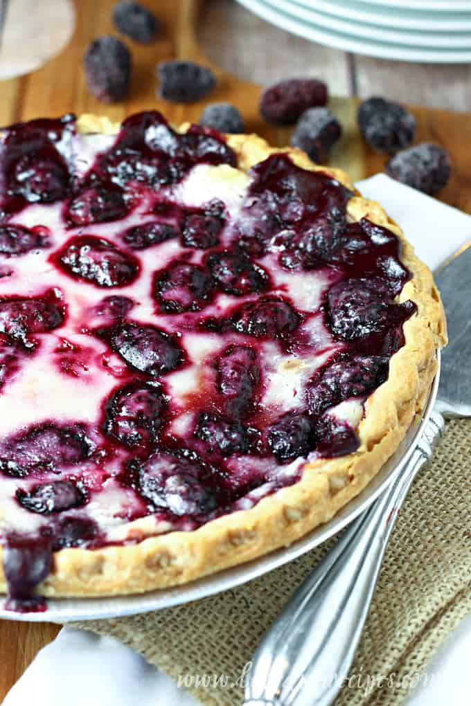 Blackberry Sour Cream Pie