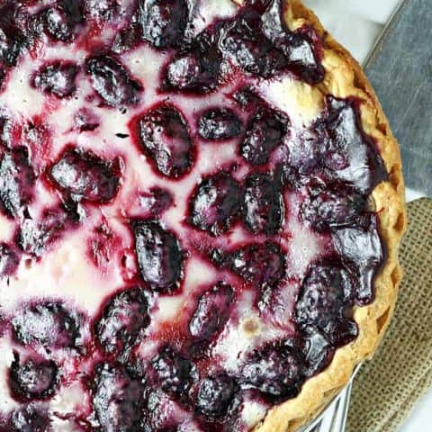 Blackberry Sour Cream Pie feature