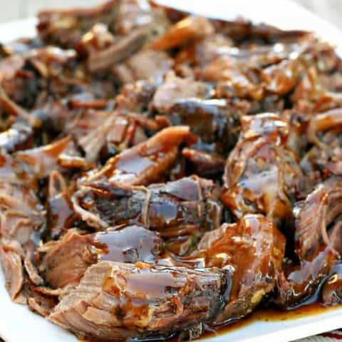 Balsamic Glazed roast featu