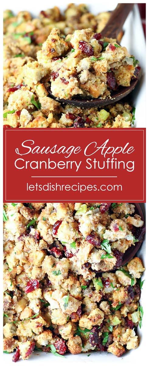 Sausage Apple Cranberry Stuffing