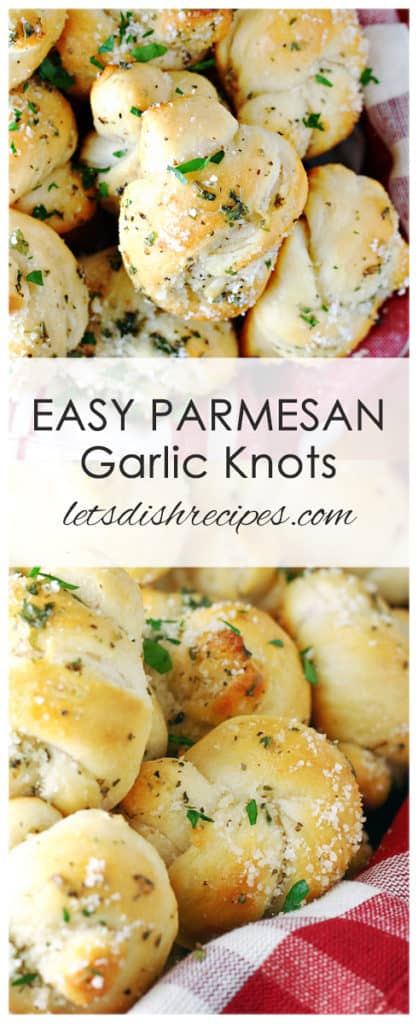 Easy Parmesan Garlic Knots