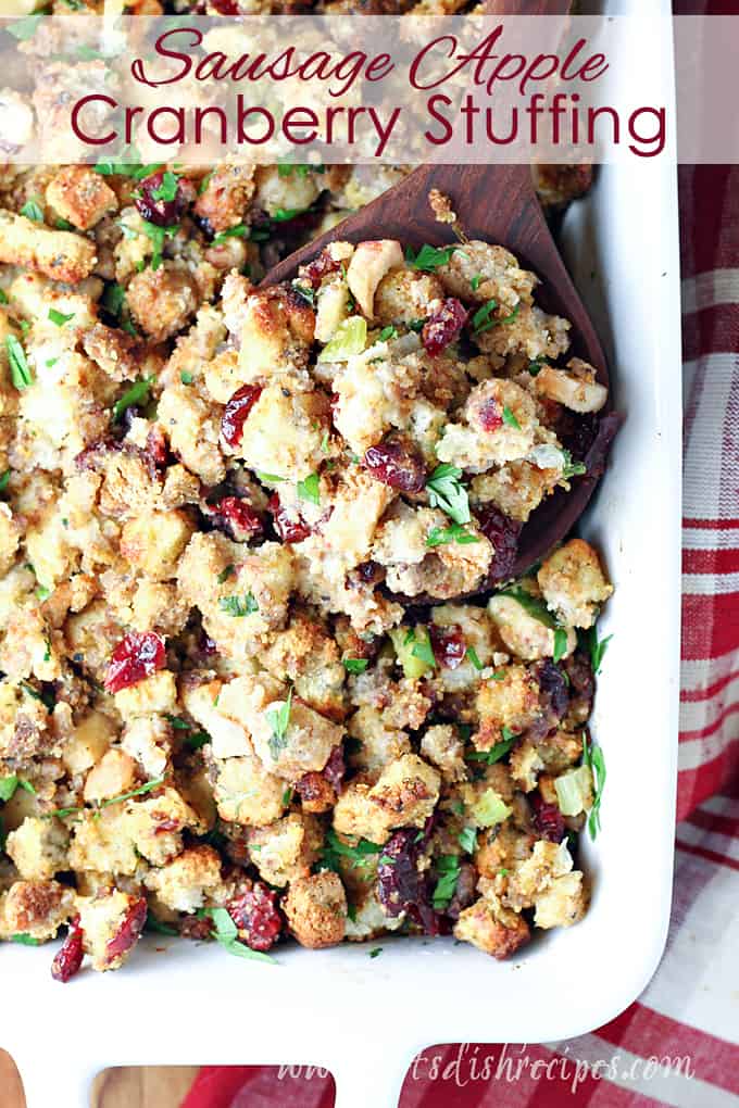 Sausage, Apple, and Cranberry Stuffing