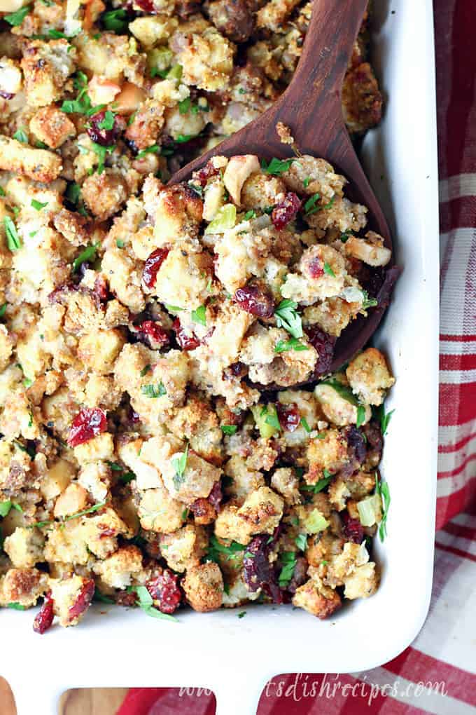 Sausage, Apple, and Cranberry Stuffing