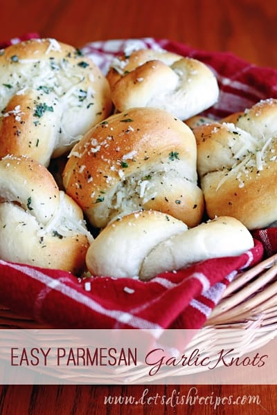 Easy Parmesan Garlic Knots