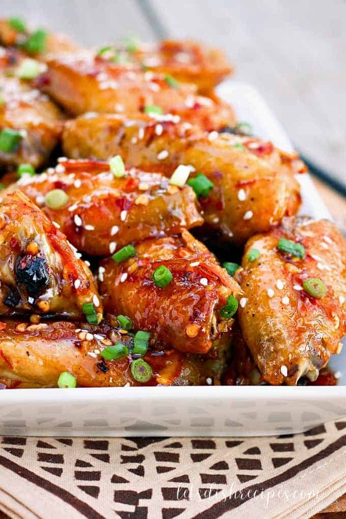 Spicy Baked Orange Chicken Wings