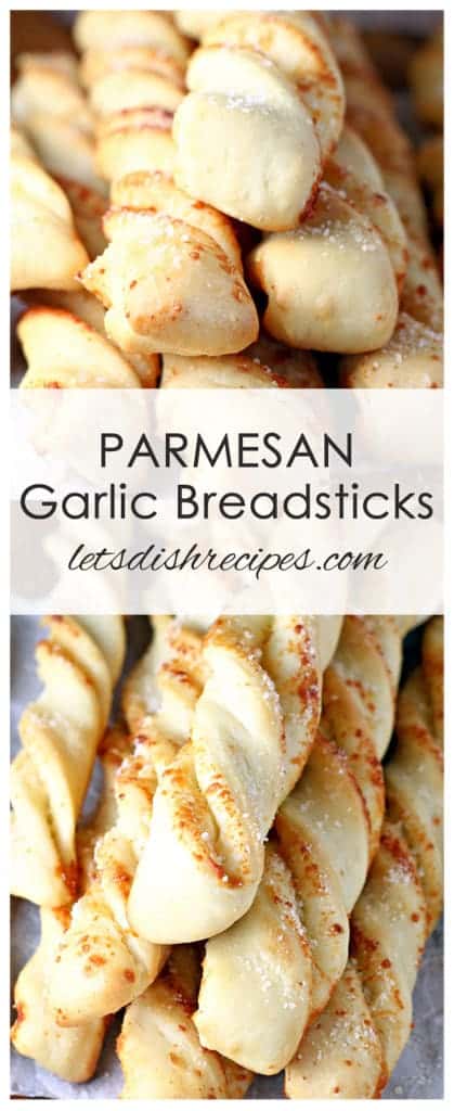 Parmesan Garlic Breadsticks