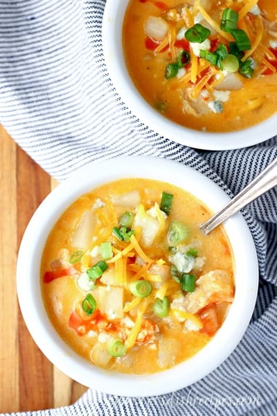 Buffalo Chicken Potato Soup