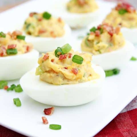 Bacon Deviled Eggs feature