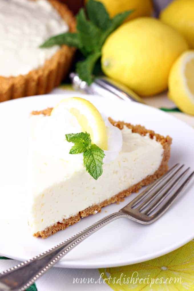 Easy No-Bake Lemon Tart