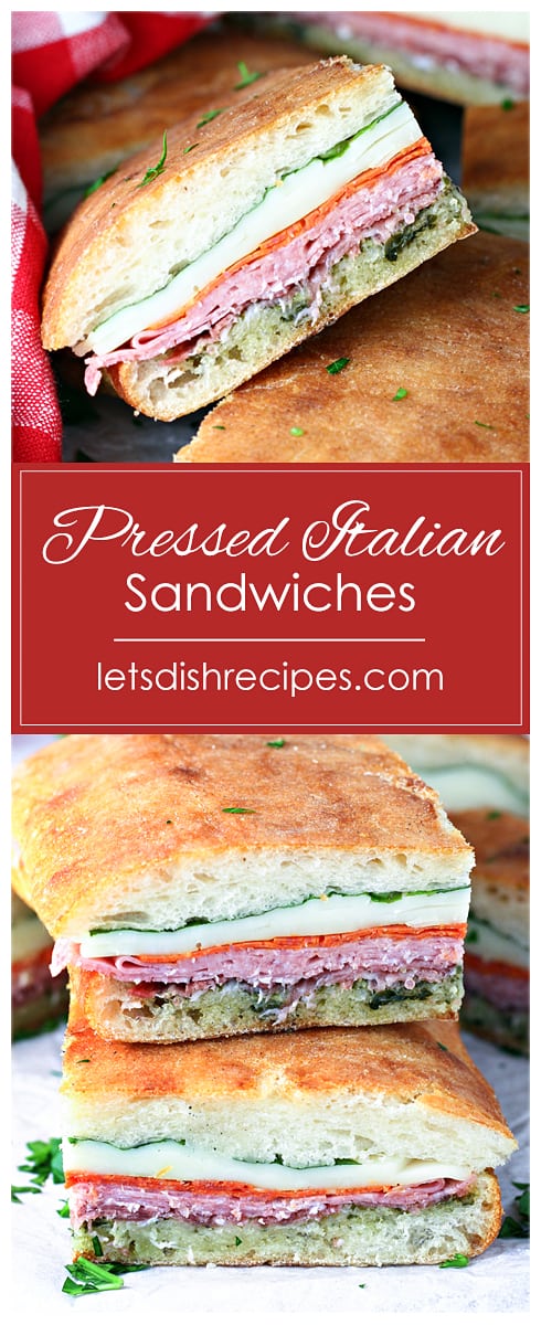 Pressed Italian Sandwiches