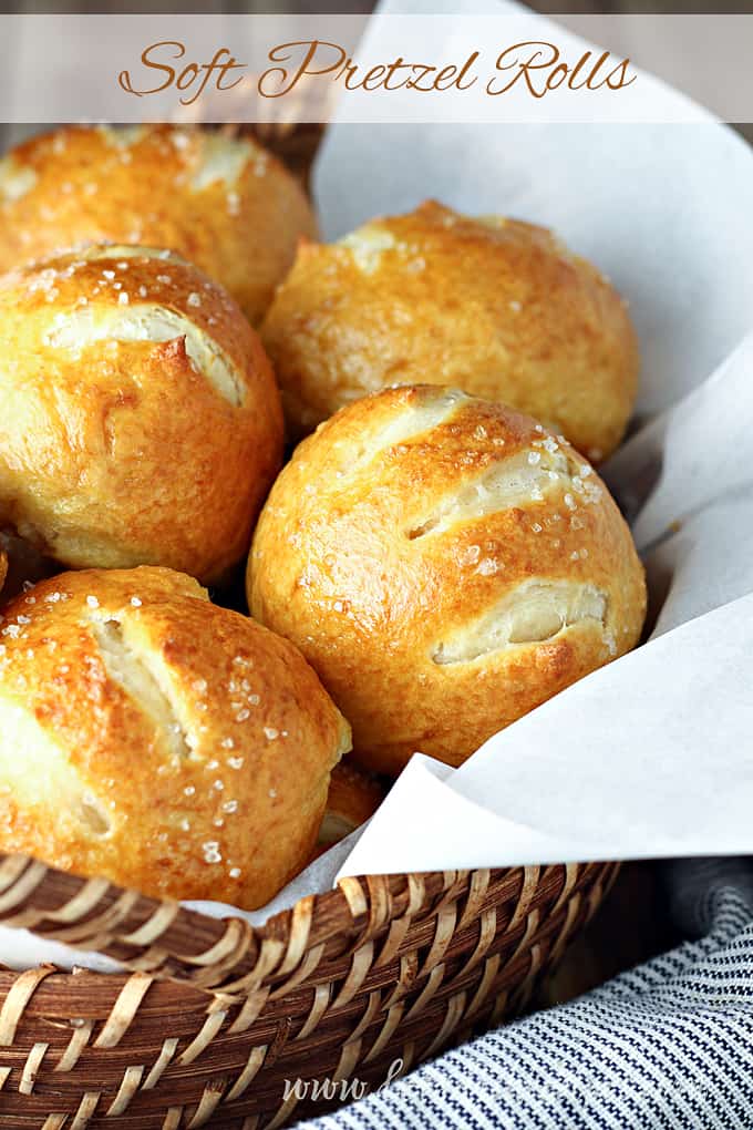 Soft Pretzel Rolls