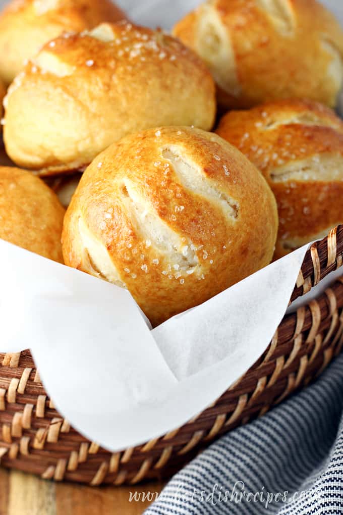 Soft Pretzel Rolls