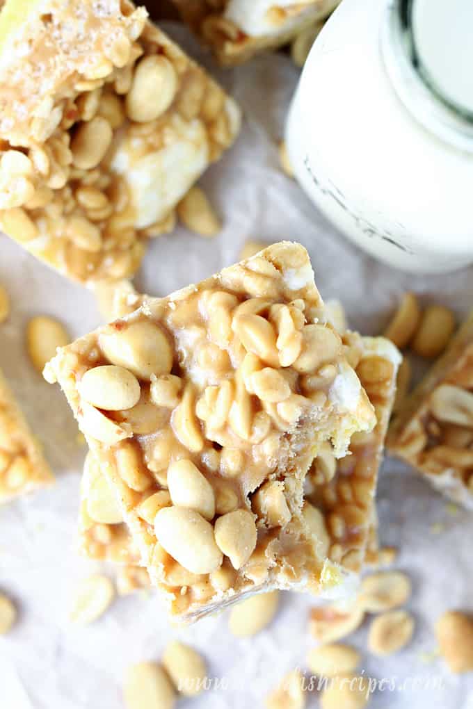 Salted Nut Roll Bars