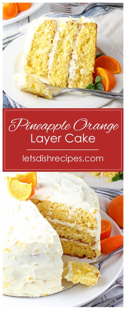 Easy Pineapple Orange Layer Cake