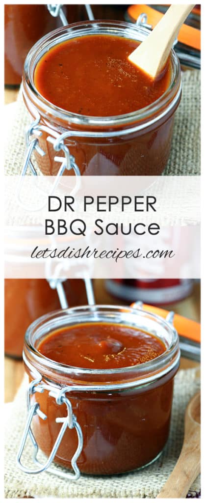 Dr Pepper Barbecue Sauce