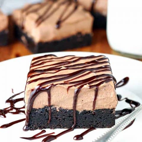 Chocolate Mousse Brownies feature