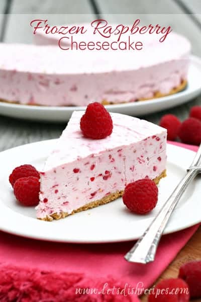 Frozen Raspberry Cheesecake