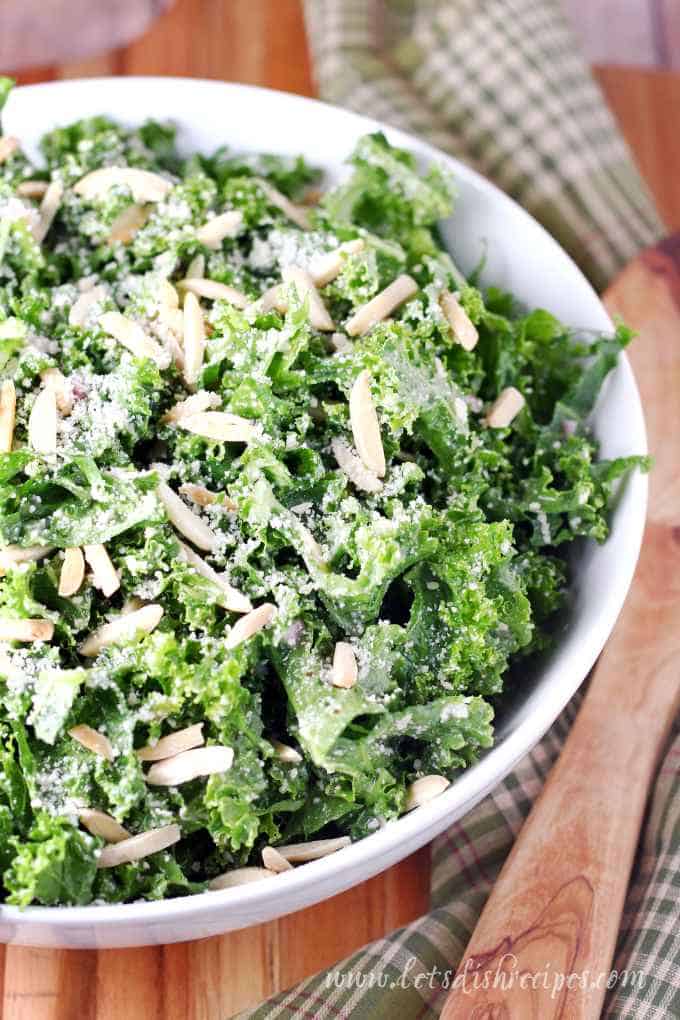 Kale and Almond Salad with Lemon and Parmesan