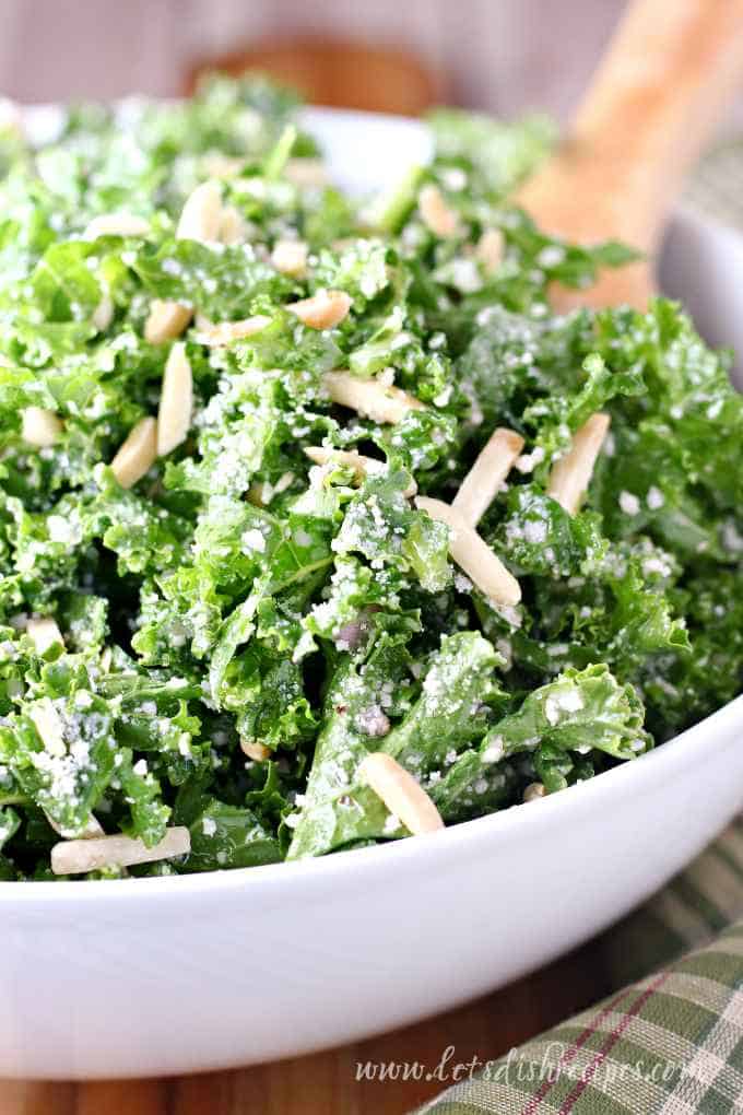 Kale and Almond Salad with Lemon and Parmesan