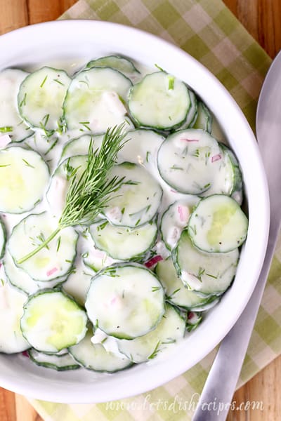 Creamy Cucumber Dill Salad