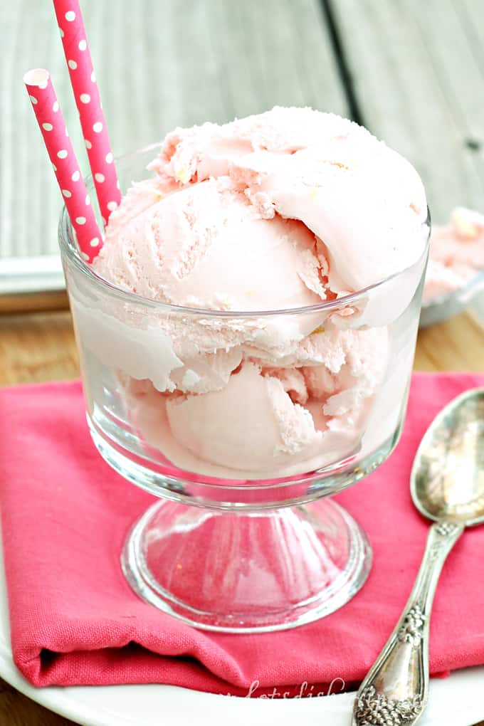 Pink Lemonade Ice Cream