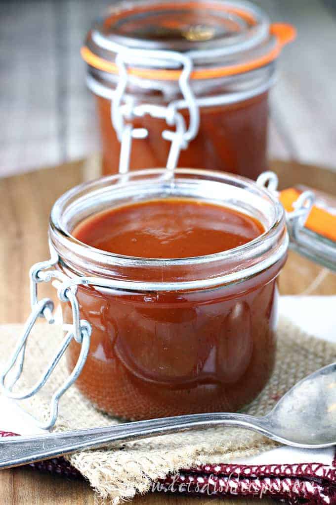 Roasted Rhubarb Barbecue Sauce