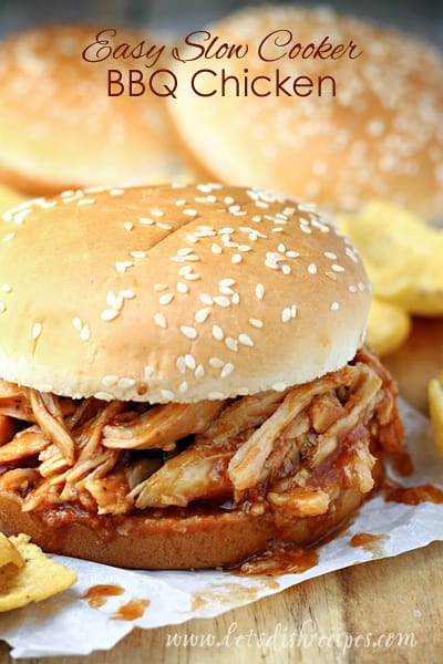 Easy Slow Cooker BBQ Chicken