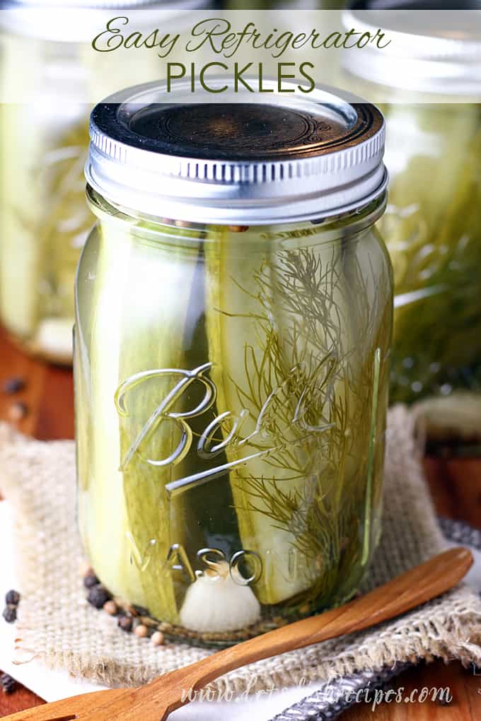 Easy Refrigerator Pickles