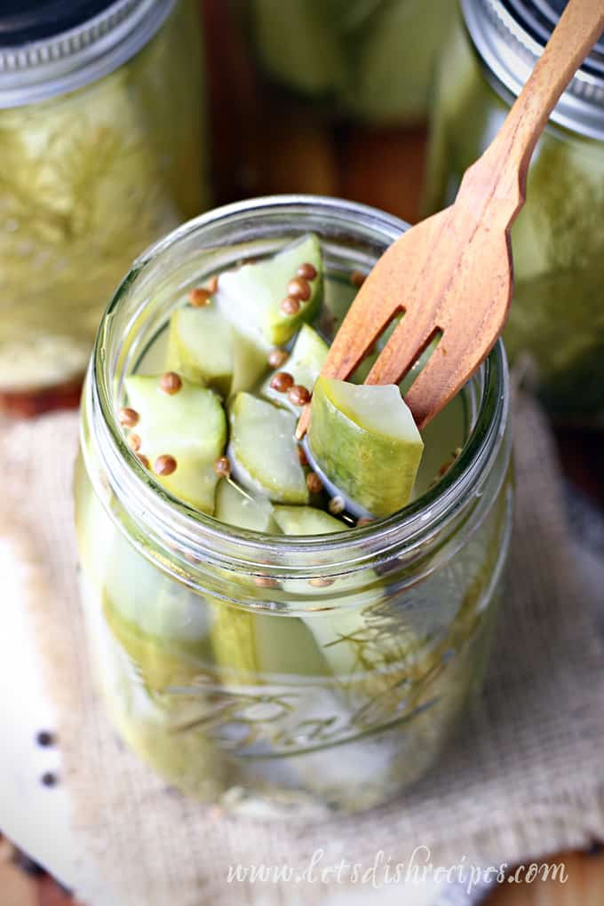 Easy Refrigerator Pickles