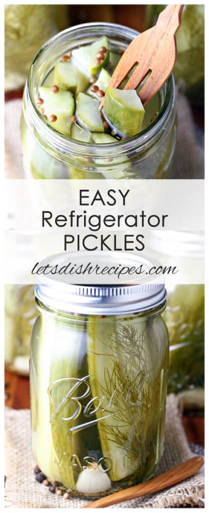 Easy Refrigerator Pickles