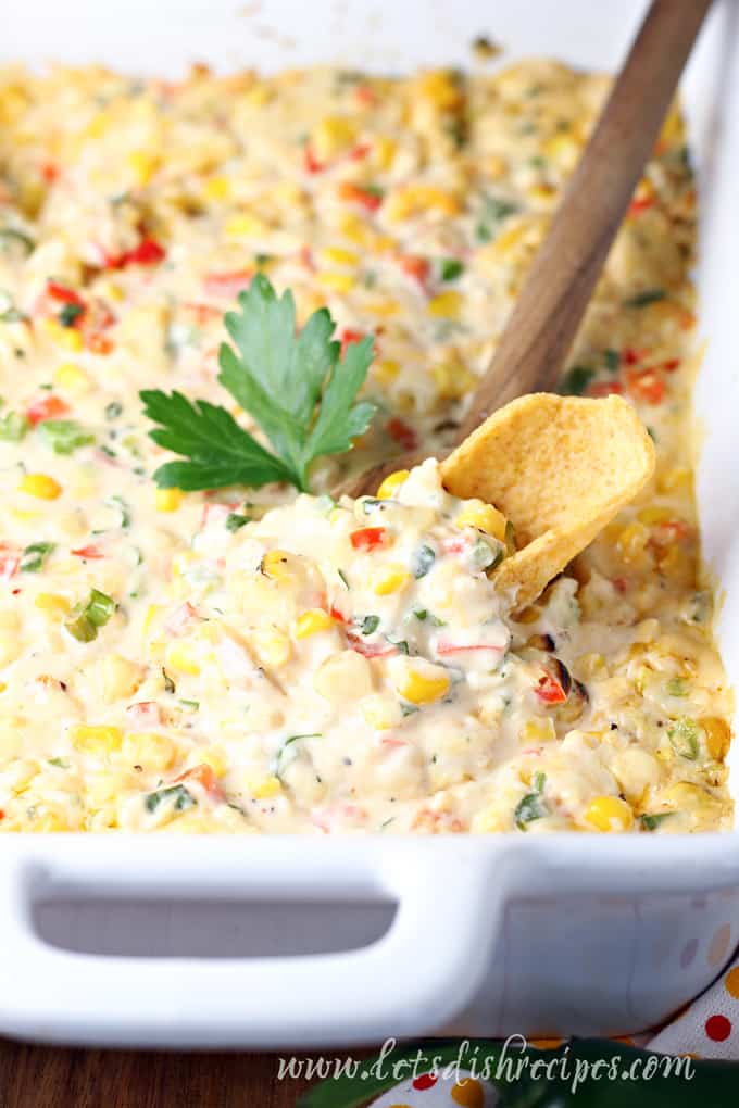 Roasted Corn and Jalapeno Dip