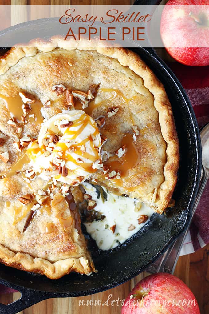 Quick & Easy Skillet Apple Pie