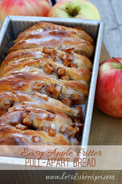 Easy Apple Fritter Pull-Apart Bread