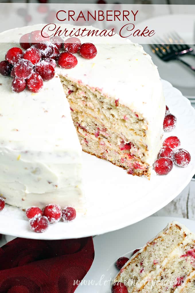 Cranberry Christmas Cake