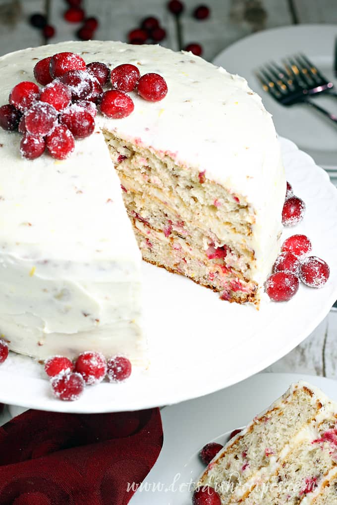 Cranberry Christmas Cake