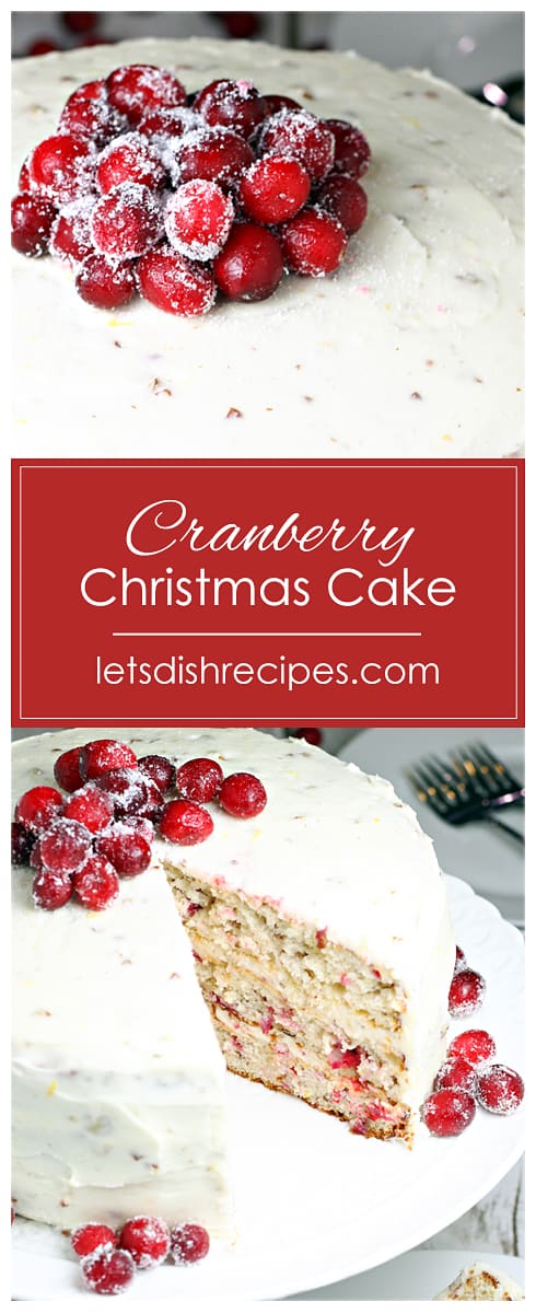 Cranberry Christmas Cake