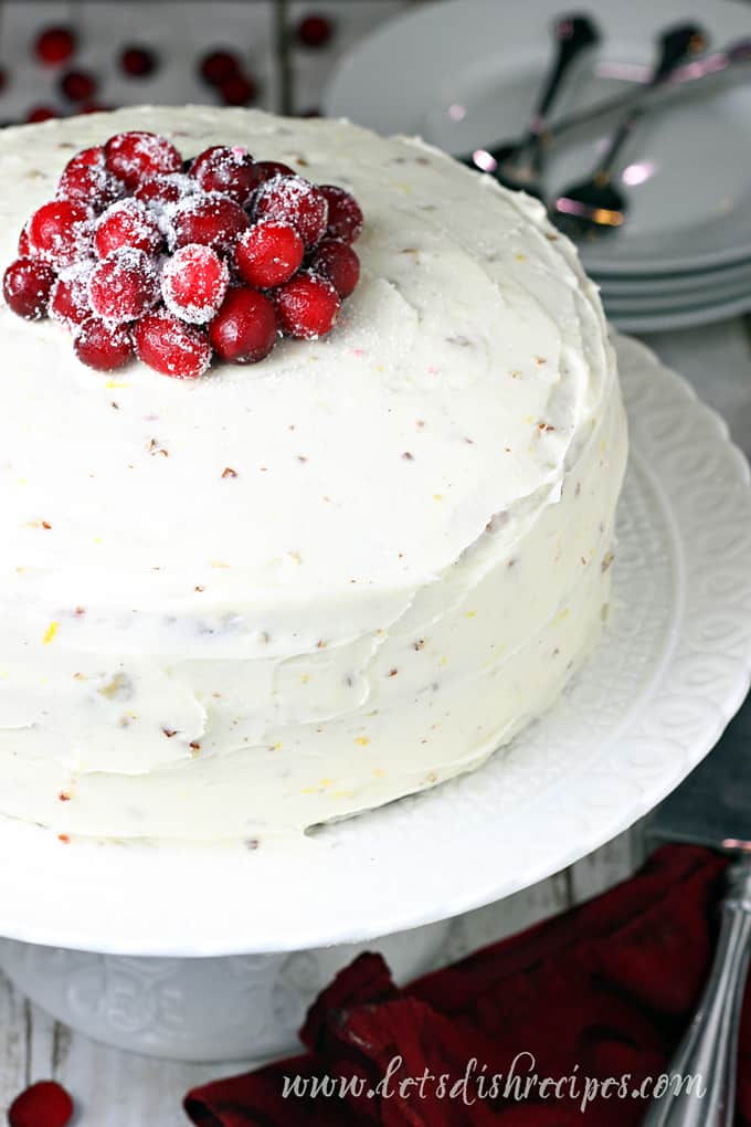 Cranberry Christmas Cake