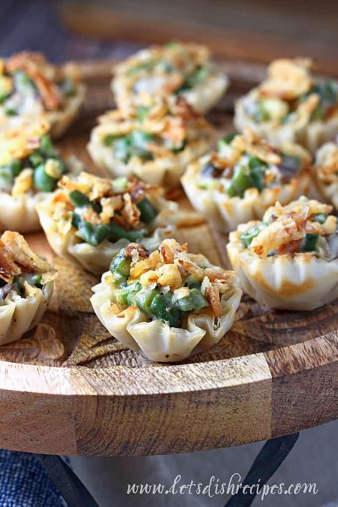 Green Bean Casserole Cups