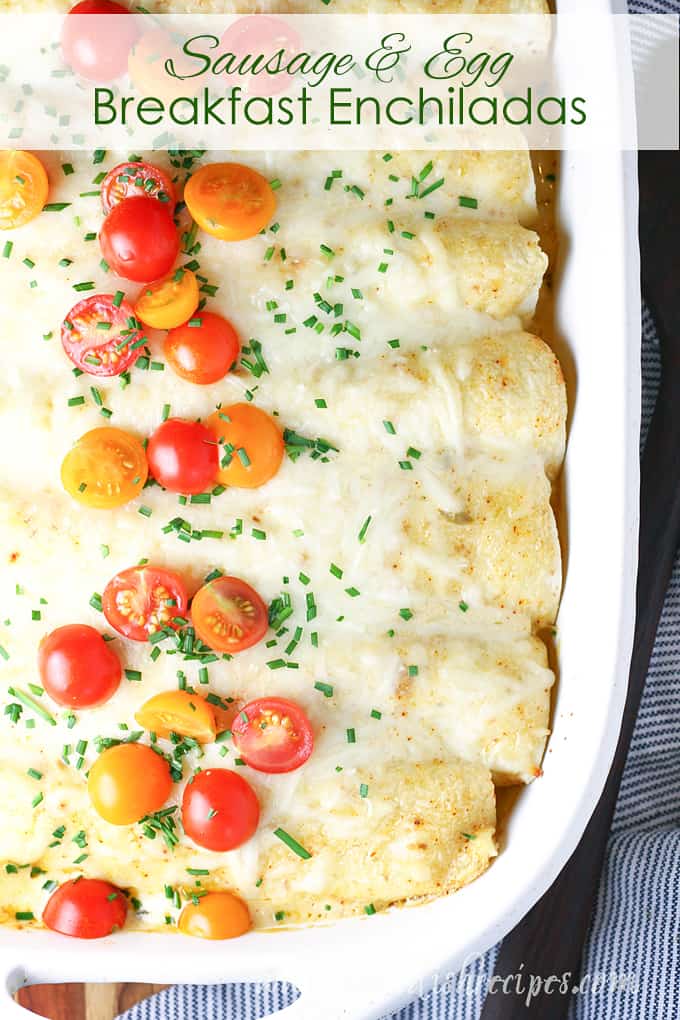 Sausage and Egg Breakfast Enchiladas