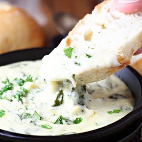 Spinach Artichoke Dip feature