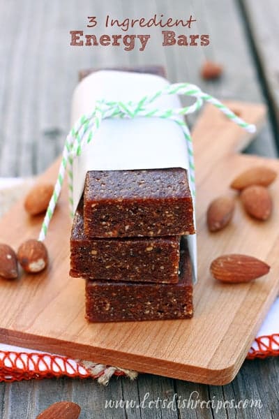 3 Ingredient Energy Bars