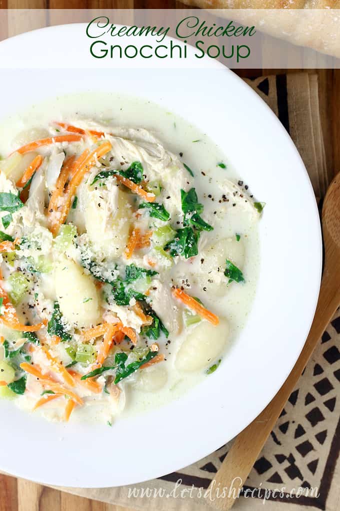 Creamy Chicken Gnocchi Soup