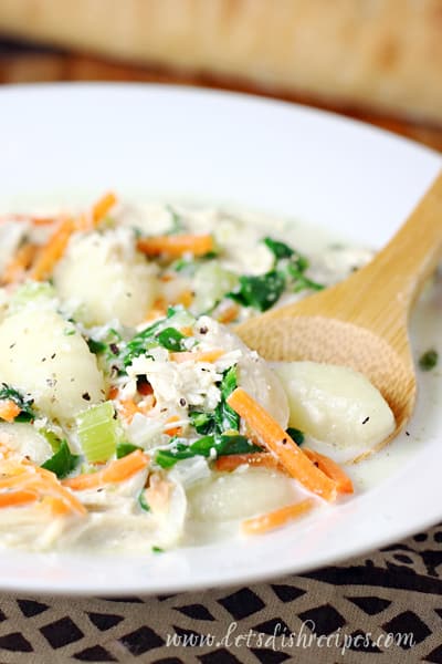 Creamy Chicken Gnocchi Soup