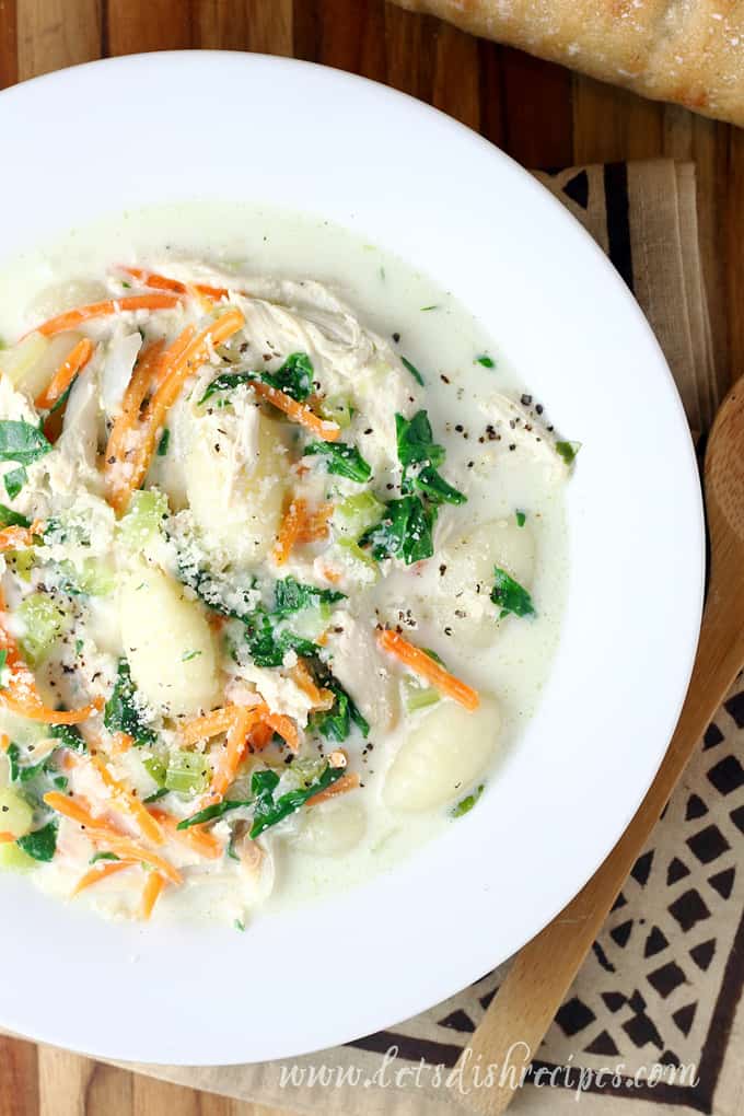 Creamy Chicken Gnocchi Soup