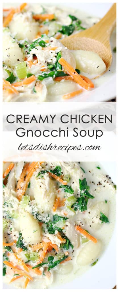 Creamy Chicken Gnocchi Soup