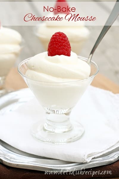 No-Bake Cheesecake Mousse