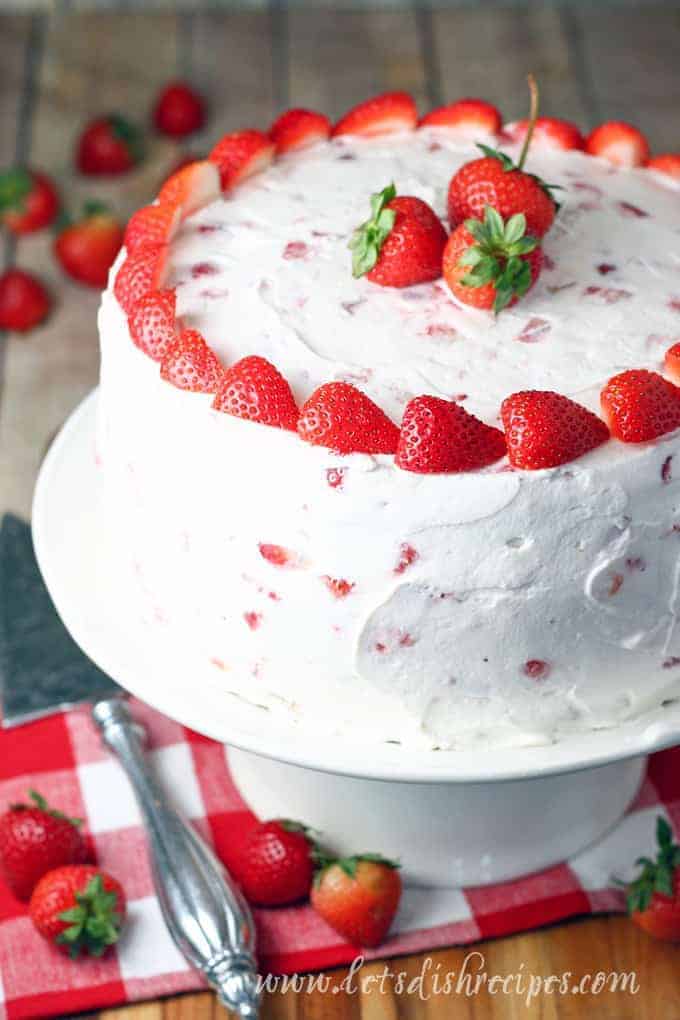 Strawberries & Cream Cake